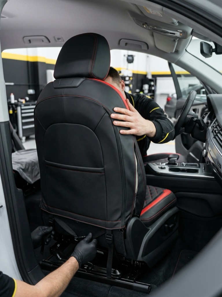Seat Cover Installation